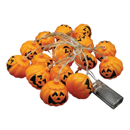 Guirnalda Luces 16 Calabazas Halloween - Louicid