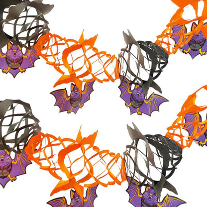Guirnalda Murciélago Colgante 2mts Decoración Para Halloween - Louicid