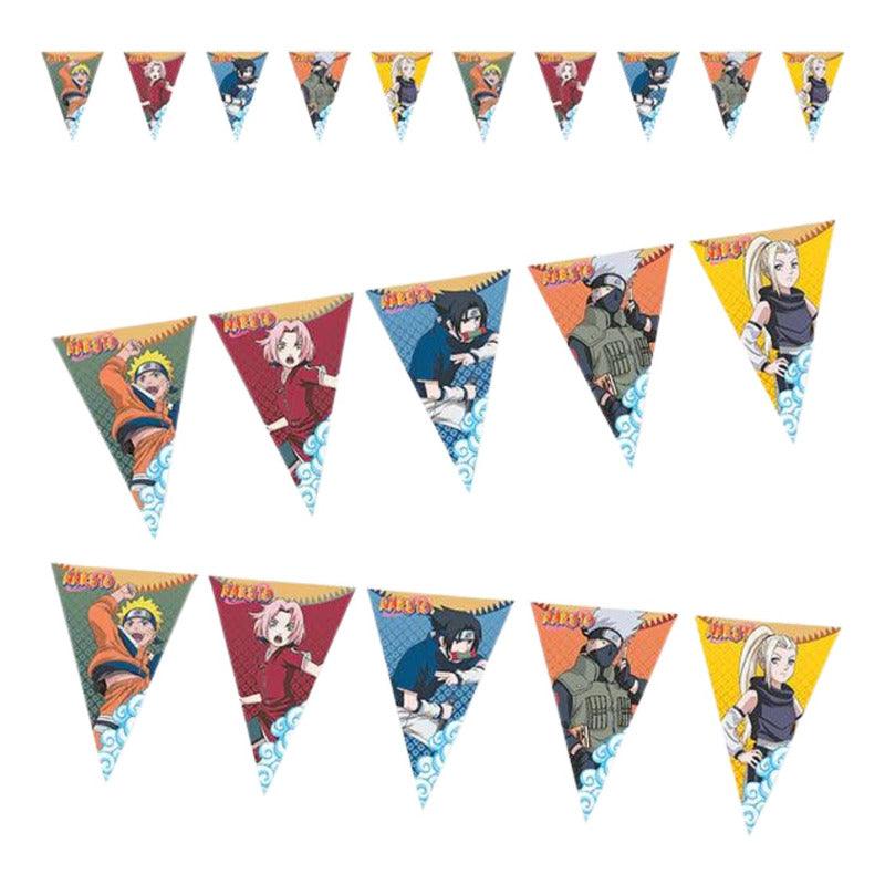 Guirnalda Naruto 10pcs Banderines Decoración Para Cumpleaños - Louicid
