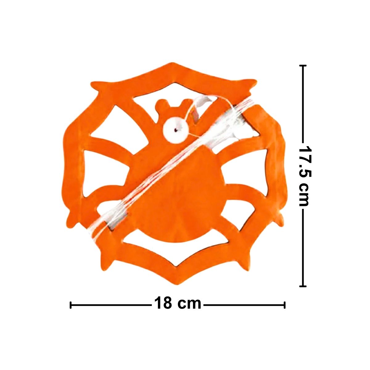 Guirnalda Papel Araña Halloween 3mts Medidas - Louicid