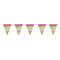Guirnalda 10 Banderines Peppa Pig Para Cumpleaños Glam - Louicid