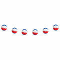 Guirnalda Tricolor de 6 Esferas 3mts - Louicid