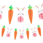 Guirnalda Conejo & Zanahoria De Pascua 1.8mts Decoración - Louicid