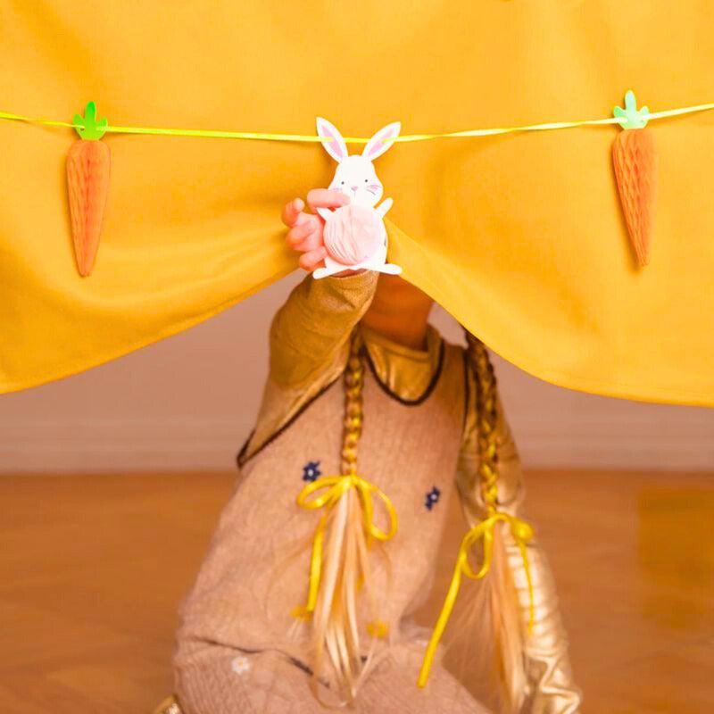 Guirnalda Conejo & Zanahoria De Pascua 1.8mts Decoración - Louicid