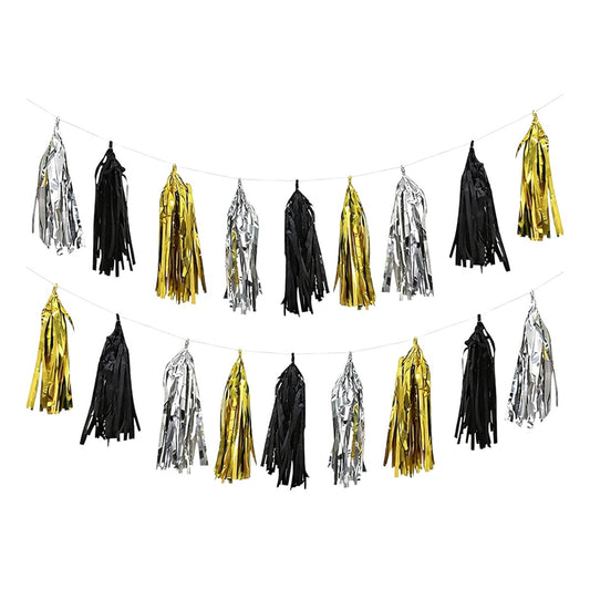 Guirnaldas Tassel 15 Porras Metalizado - Louicid