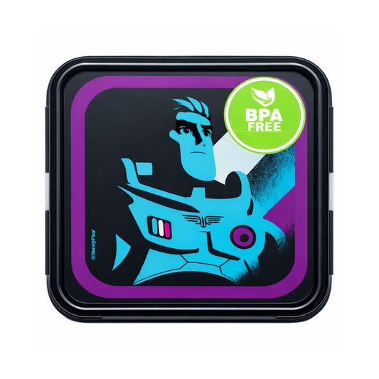 Hermético Cuadrado Lightyear 500ml Libre Bpa Disney Pixar - Louicid