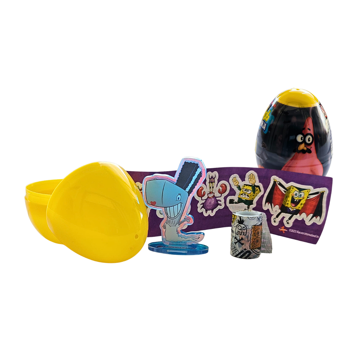Huevo Sorpresa Bob Esponja Halloween Amarillo - Louicid