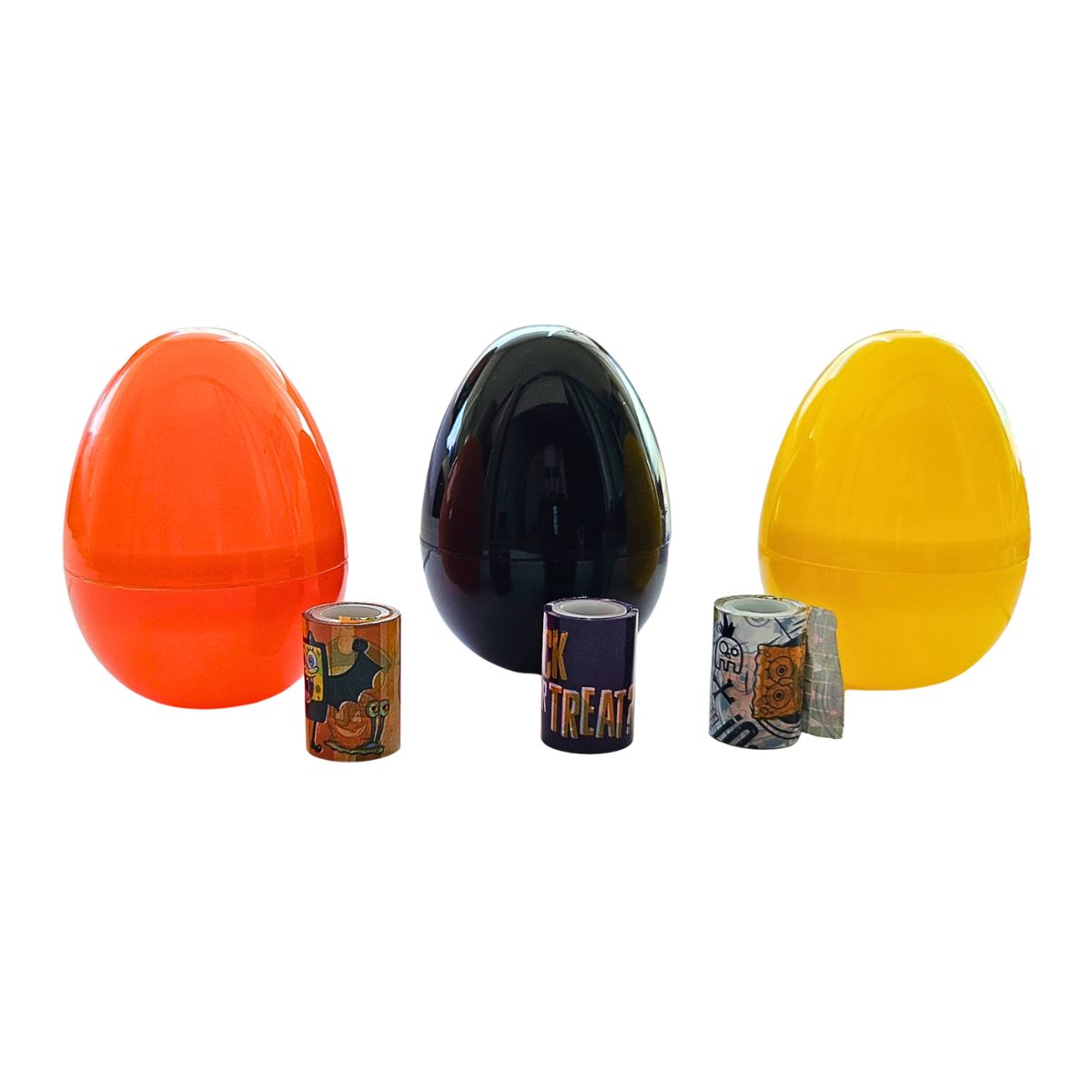 Huevo Sorpresa Bob Esponja Halloween Cintas Decorativas - Louicid