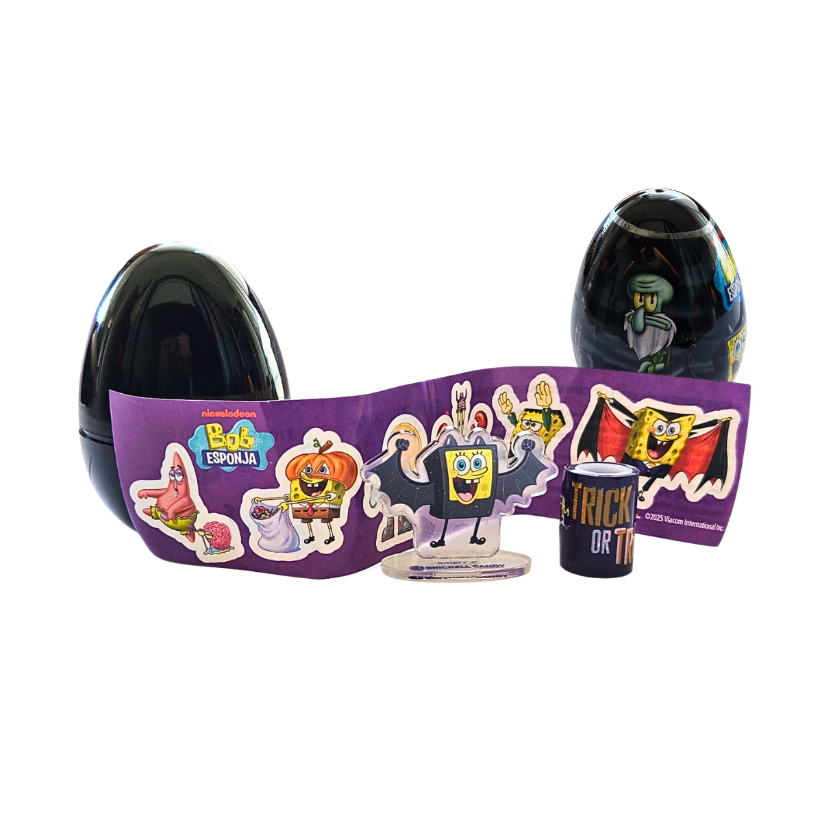 Huevo Sorpresa Bob Esponja Halloween Negro - Louicid