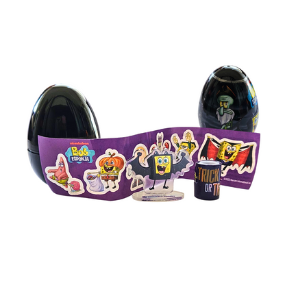 Huevo Sorpresa Bob Esponja Halloween Negro - Louicid