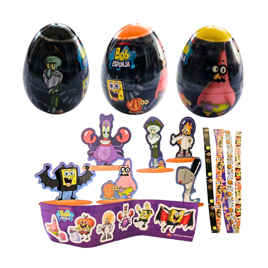 Huevo Sorpresa Bob Esponja Halloween - Louicid