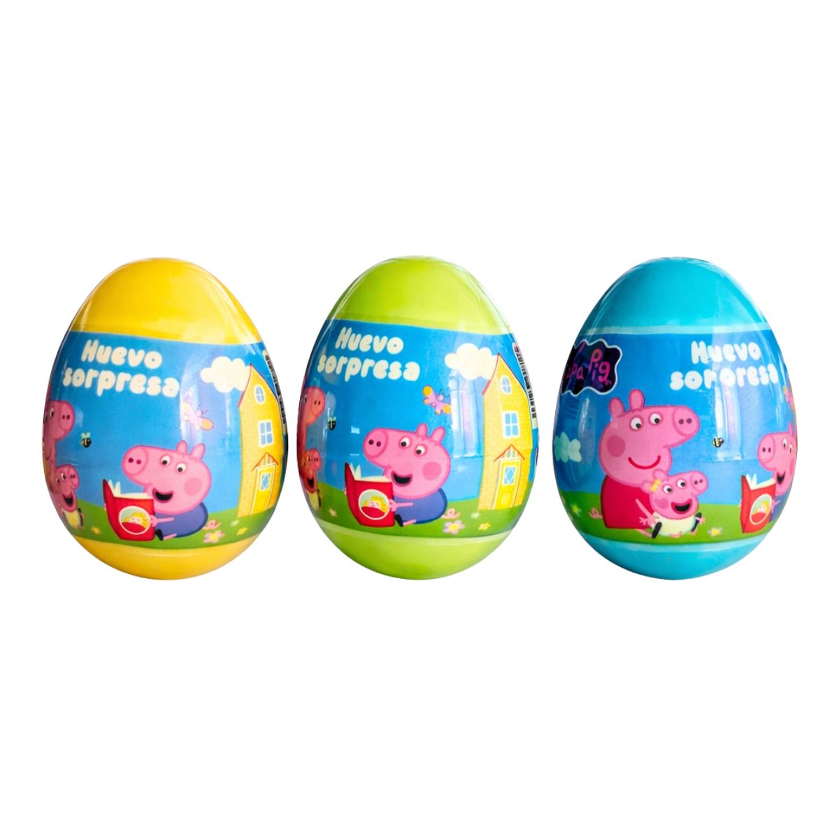 Huevo Sorpresa Peppa Pig Figura Sticker Cinta - Louicid