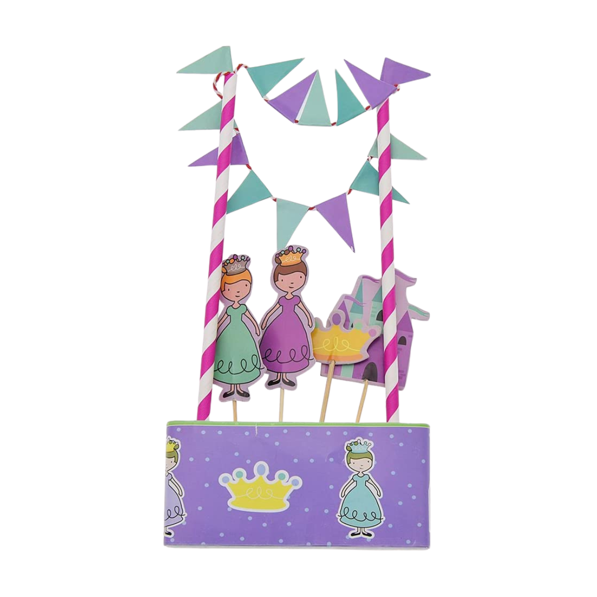 Kit Toppers Princesas Para Torta De Cumpleaños - Louicid