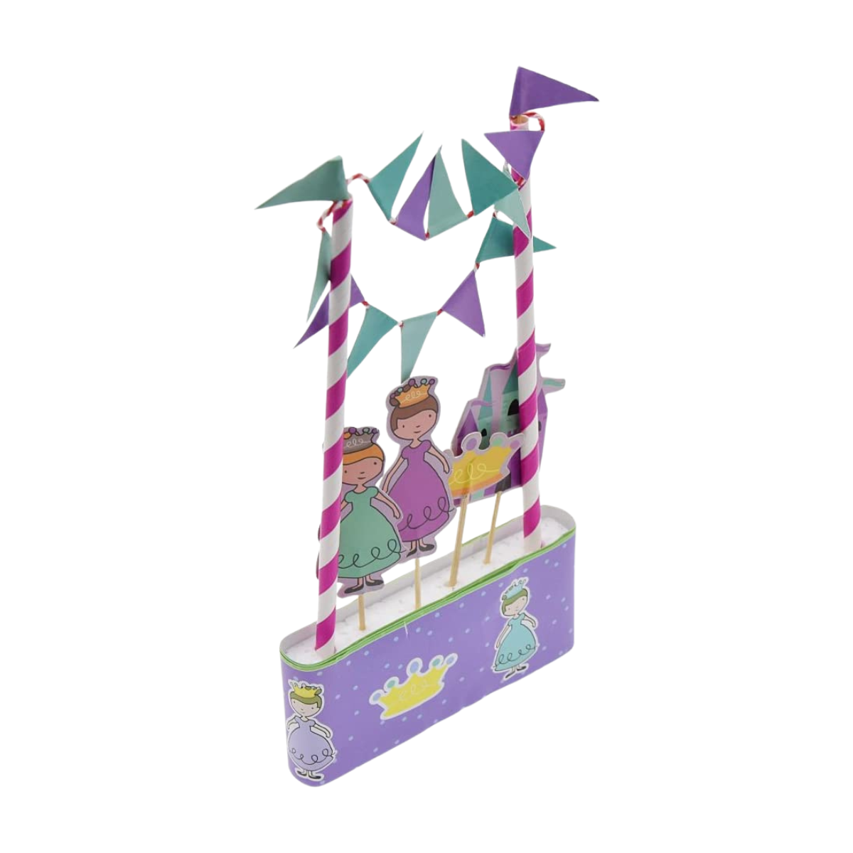 Kit Toppers Princesas Para Torta De Cumpleaños - Louicid