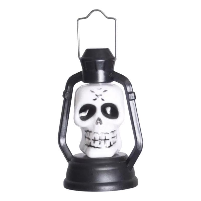 Lampara Calavera Con Luz Led Decoración Para Halloween - Louicid