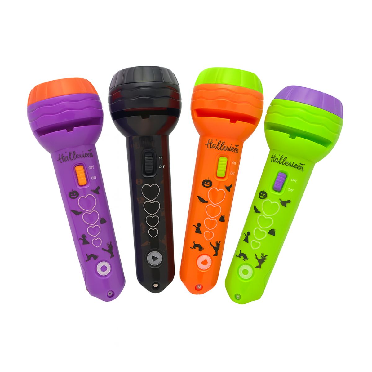 Linterna Proyector Imagenes Halloween 4 colores - Louicid