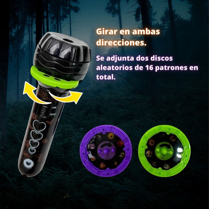 Linterna Proyector Imagenes Halloween Modo de uso - Louicid