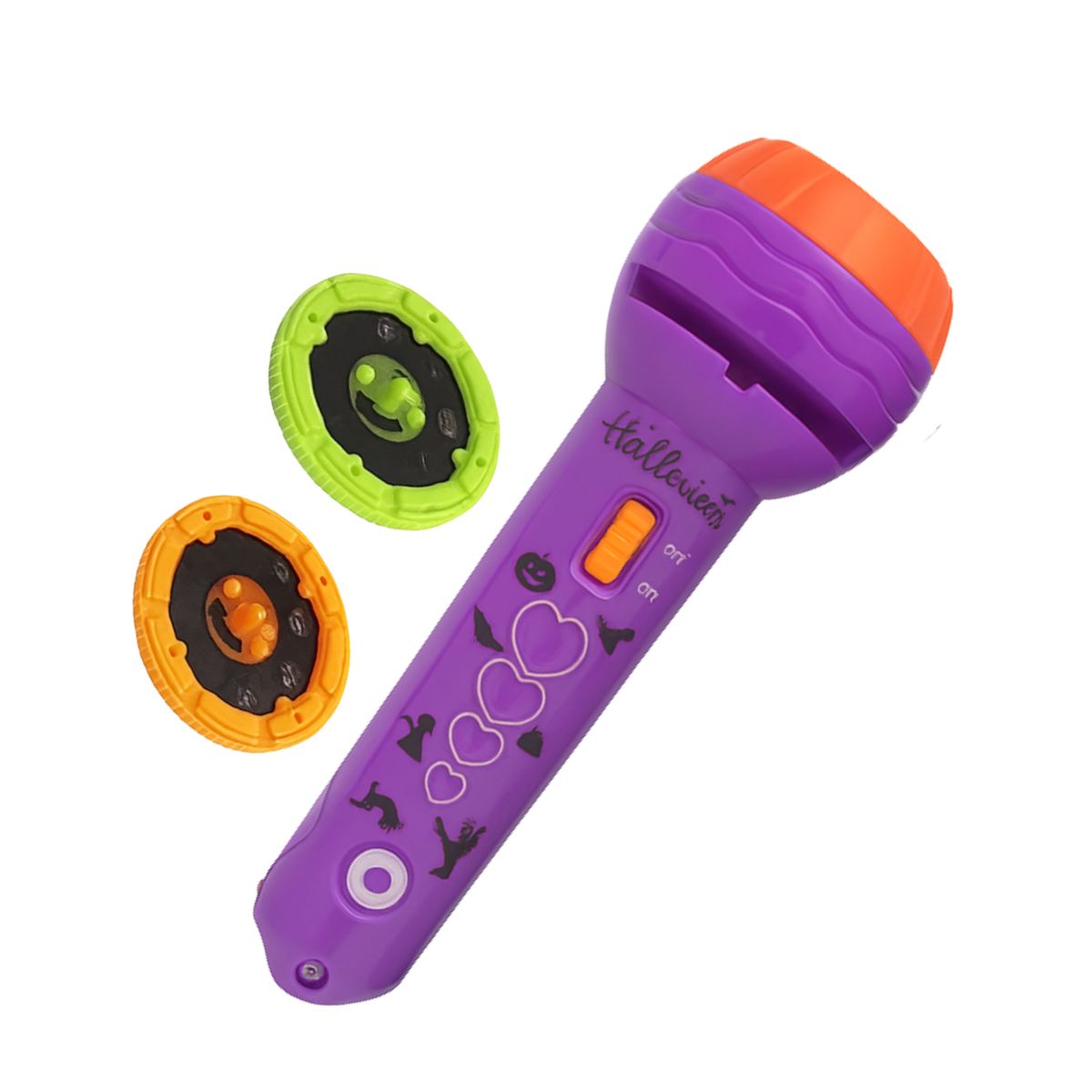 Linterna Morado Proyector Imagenes Halloween - Louicid