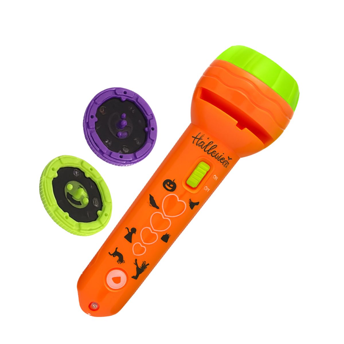 Linterna Naranja Proyector Imagenes Halloween - Louicid