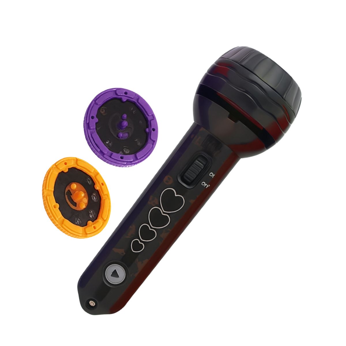 Linterna Negra Proyector Imagenes Halloween - Louicid