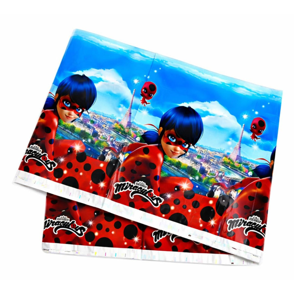 Mantel Cumpleaños Ladybug Plástico - Louicid