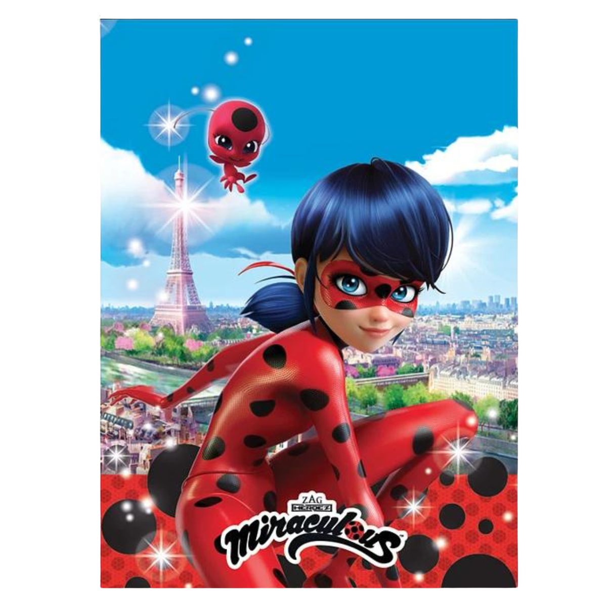 Mantel Cumpleaños Ladybug Plástico - Louicid