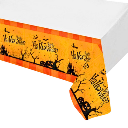 Mantel Plástico Happy Halloween 108x180cm Diseño - Louicid