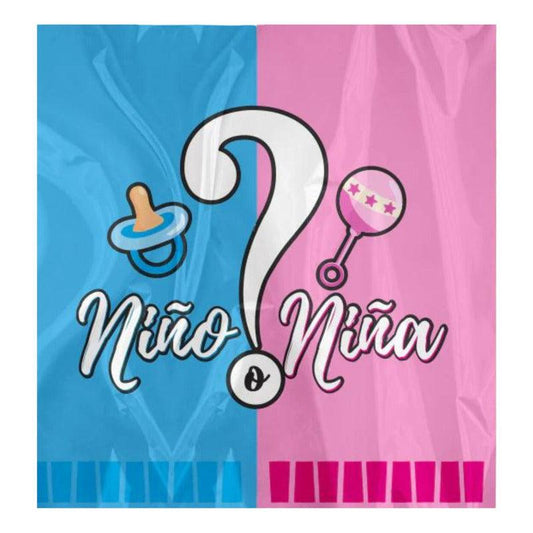 Mantel Revelación de Género 130x170cm Diseño Niño o Niña - Louicid