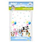 Mantel Desechable Bluey 108x182cm Para Cumpleaños - Louicid