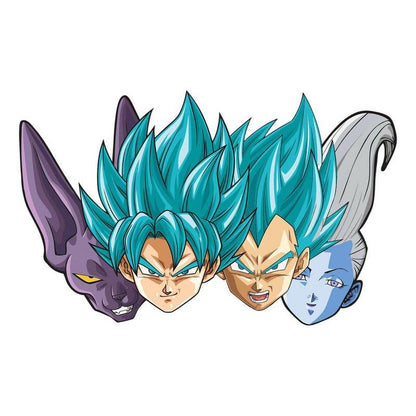 Mascaras Dragon Ball Super 6pcs Para Cumpleaños Infantil - Louicid