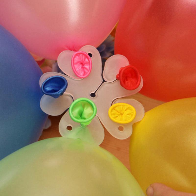 Set De 6 Moldes Plásticos Para Hacer Flores De Globos - Louicid