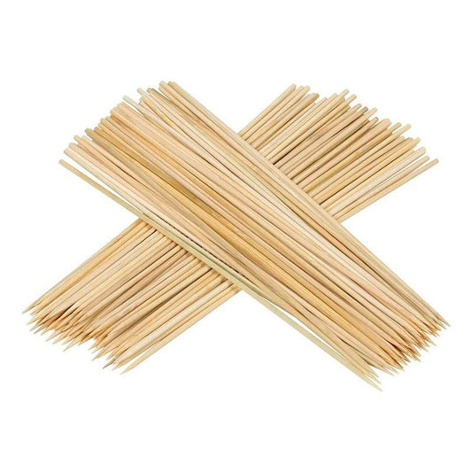 Pack 100 Brochetas De 30cm Para Anticuchos En Celebraciones - Louicid
