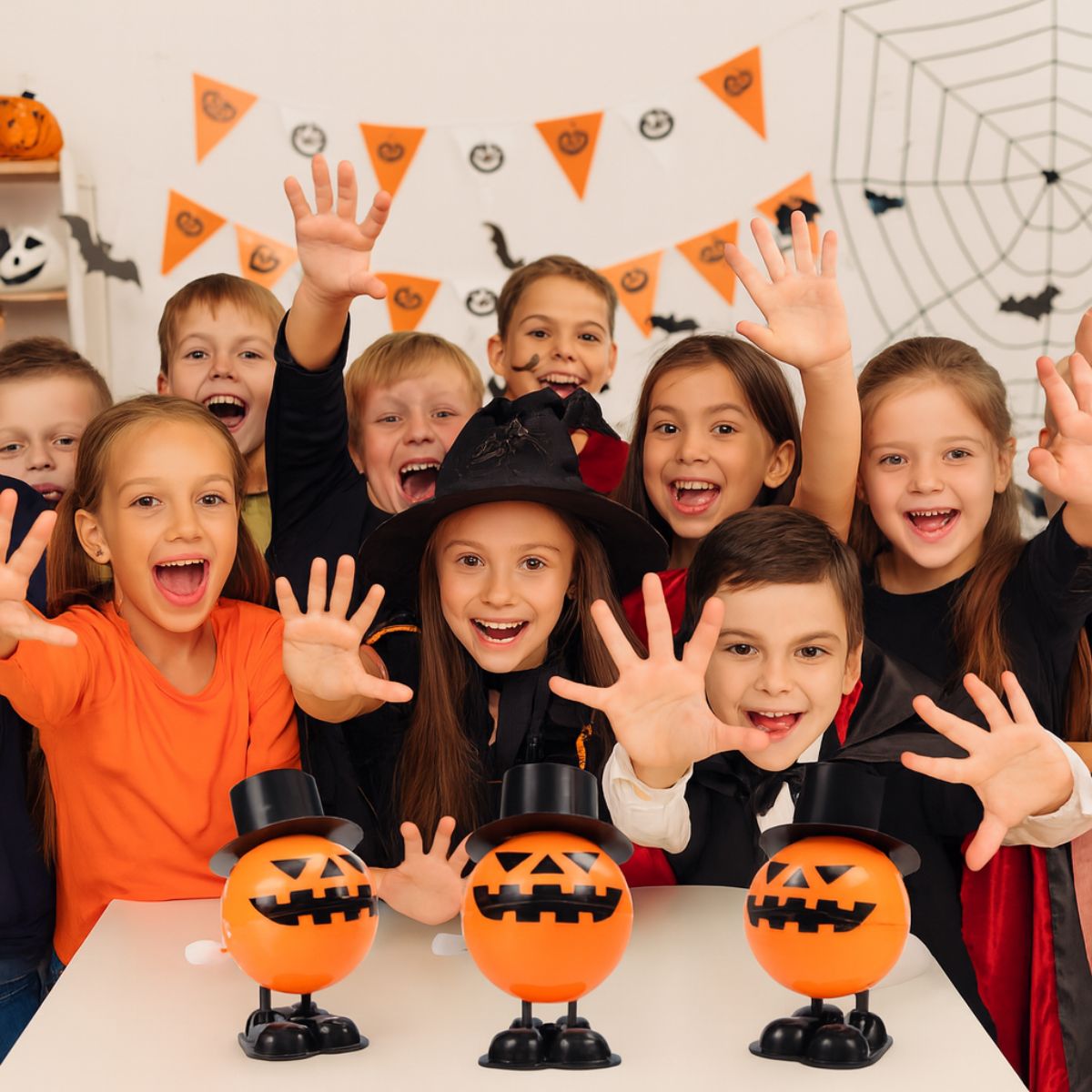 Pack 12 Caminantes Calabaza Diabólica Fiesta Halloween - Louicid