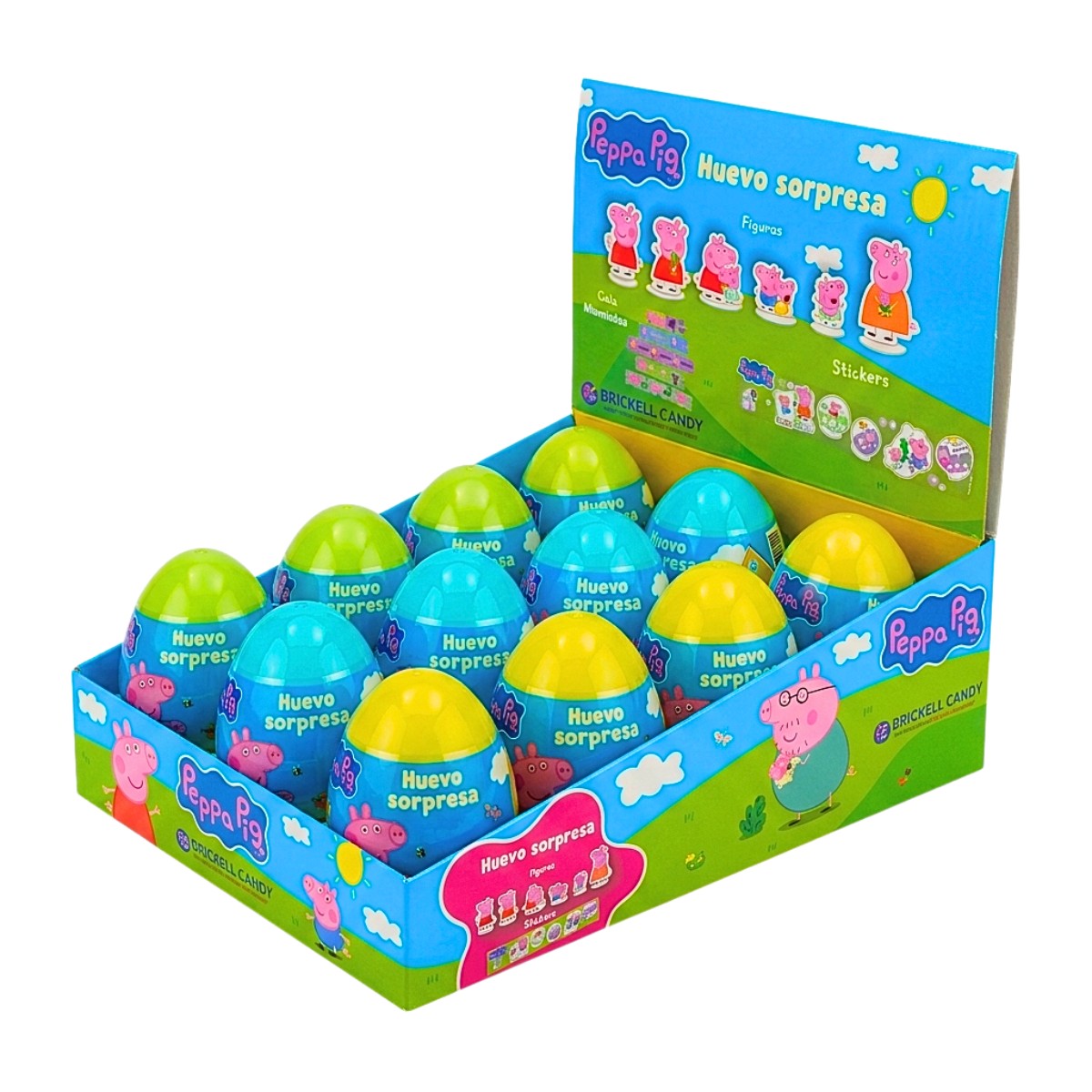 Pack 12 Huevos Sorpresa Peppa Pig - Louicid