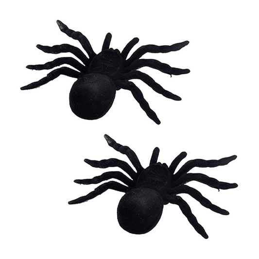 Pack 2 Arañas Negras Halloween - Louicid