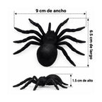 Pack 4 Arañas Negras Halloween Medidas - Louicid