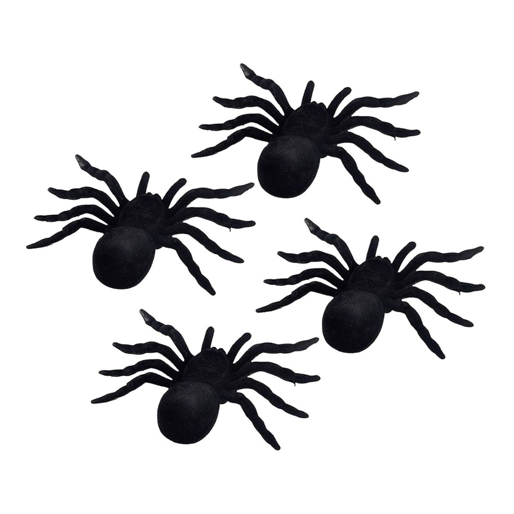 Pack 4 Arañas Negras Halloween - Louicid