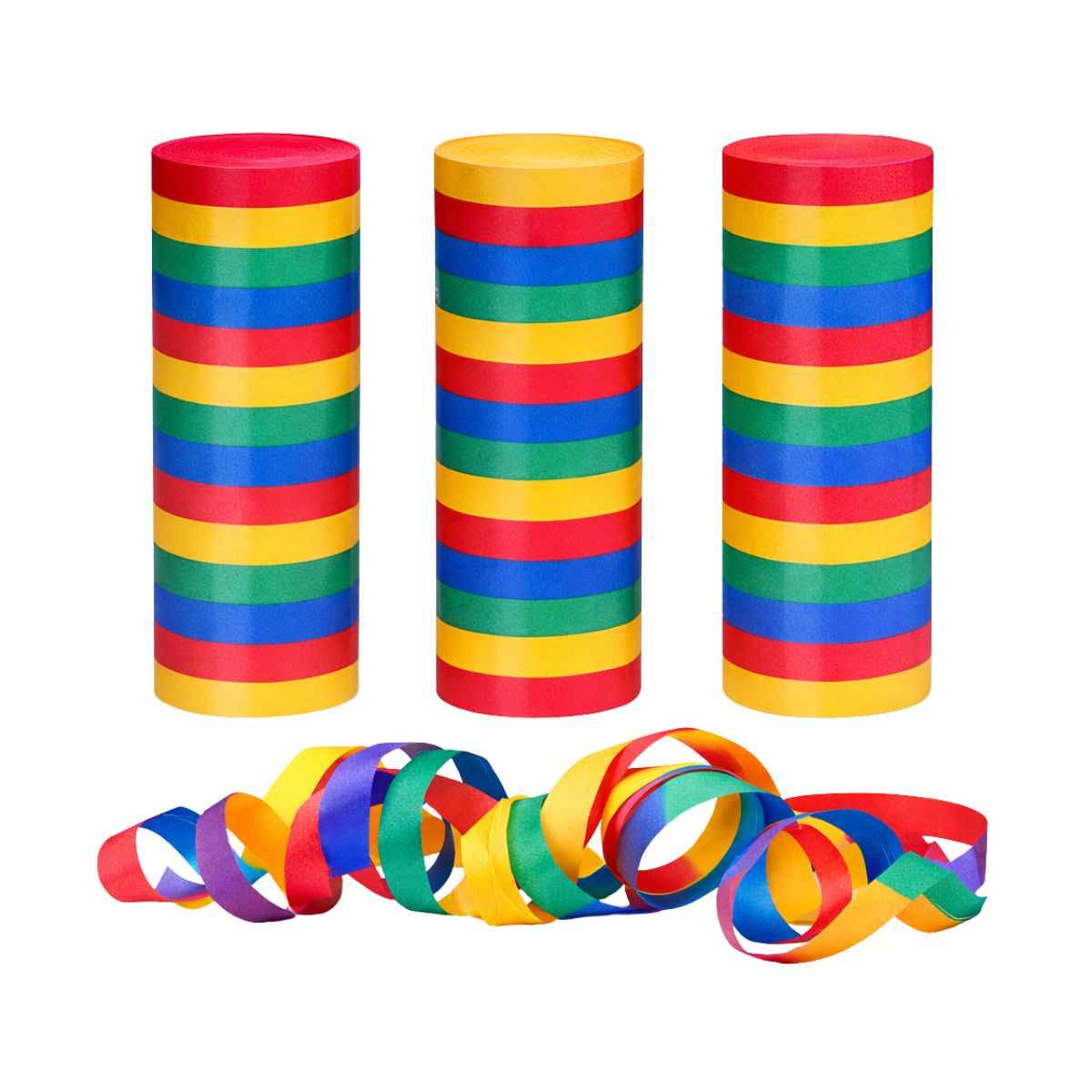 Pack 54 Serpentinas Multicolor Celebraciones - Louicid