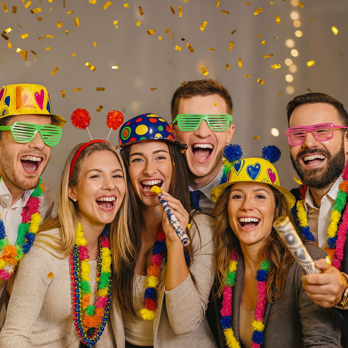 Pack Cotillón Para Fiesta Año Nuevo 20 Personas - Louicid