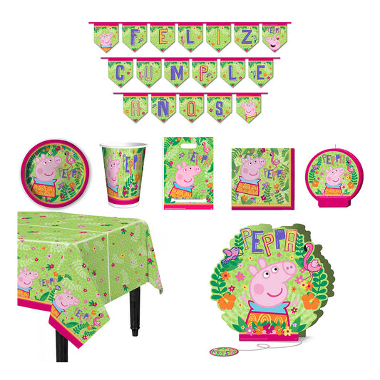 Pack Cumpleaños Peppa Pig Para 6 Niños - Louicid