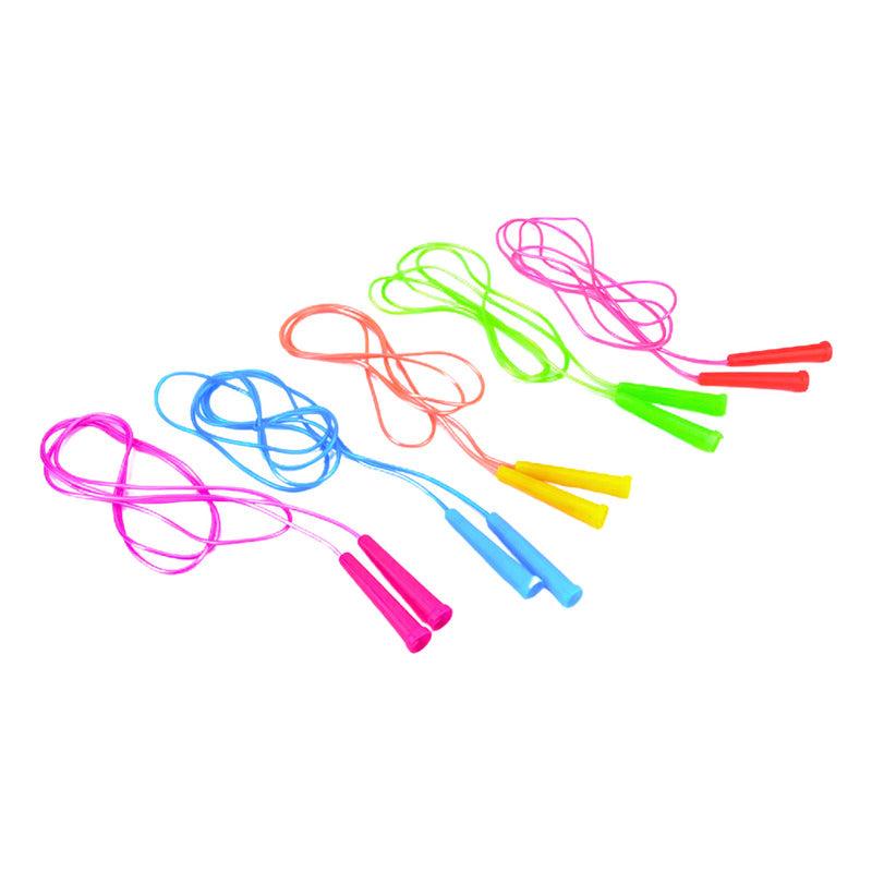 Pack 6 Cuerdas Plásticas Para Saltar De 220cm Multicolor - Louicid