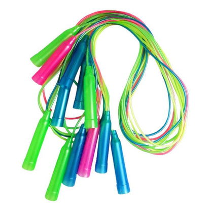 Pack 6 Cuerdas Plásticas Para Saltar De 220cm Multicolor - Louicid