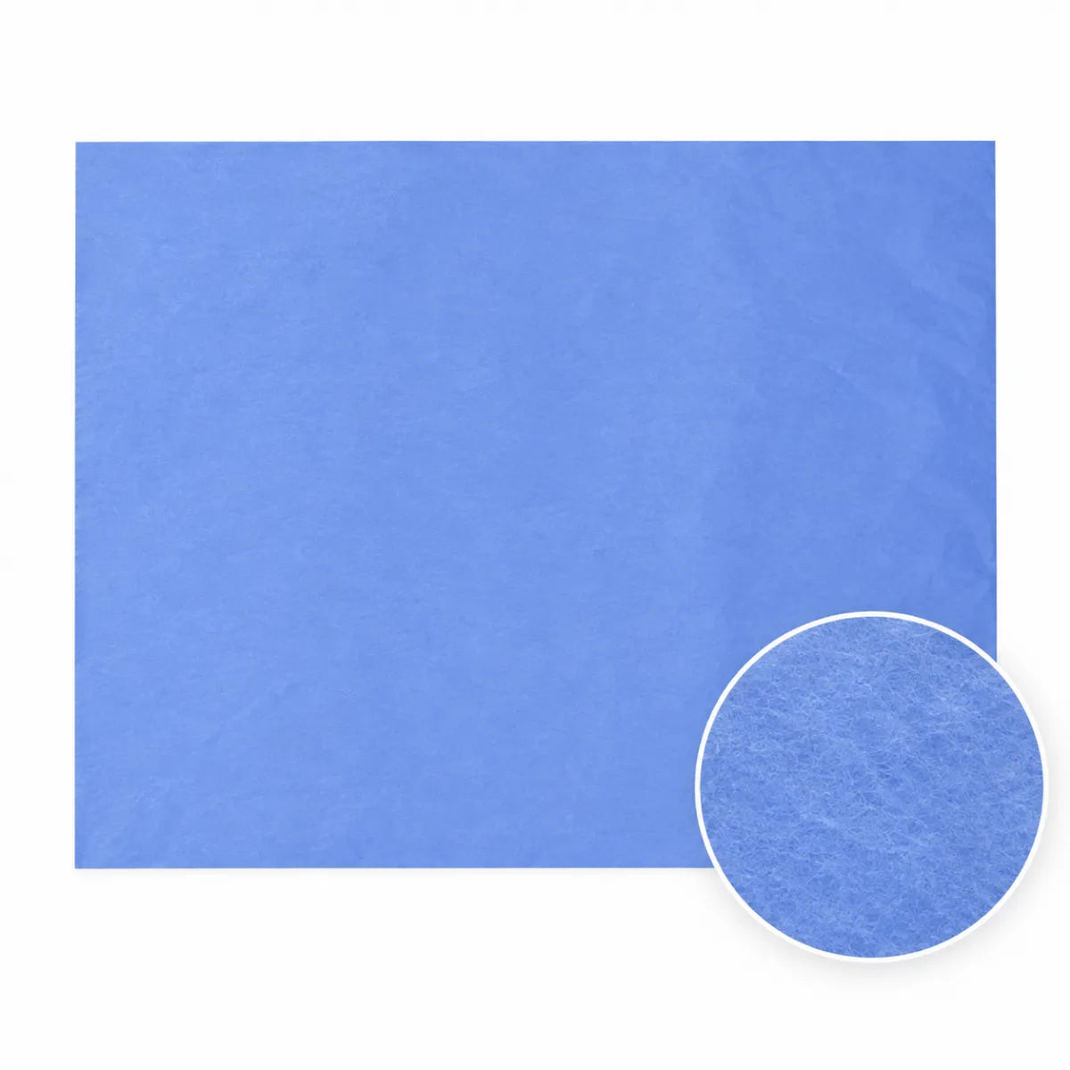 Papel Seda 10 Unidades 50x66 cm Azul - Louicid