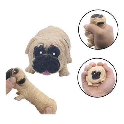 Perro Pug Antiestrés Moldeable Juguete Sensorial Para Niños - Louicid