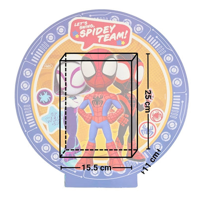 Piñata 3D Spidey Team 50cm Spiderman Medidas Interior - Louicid