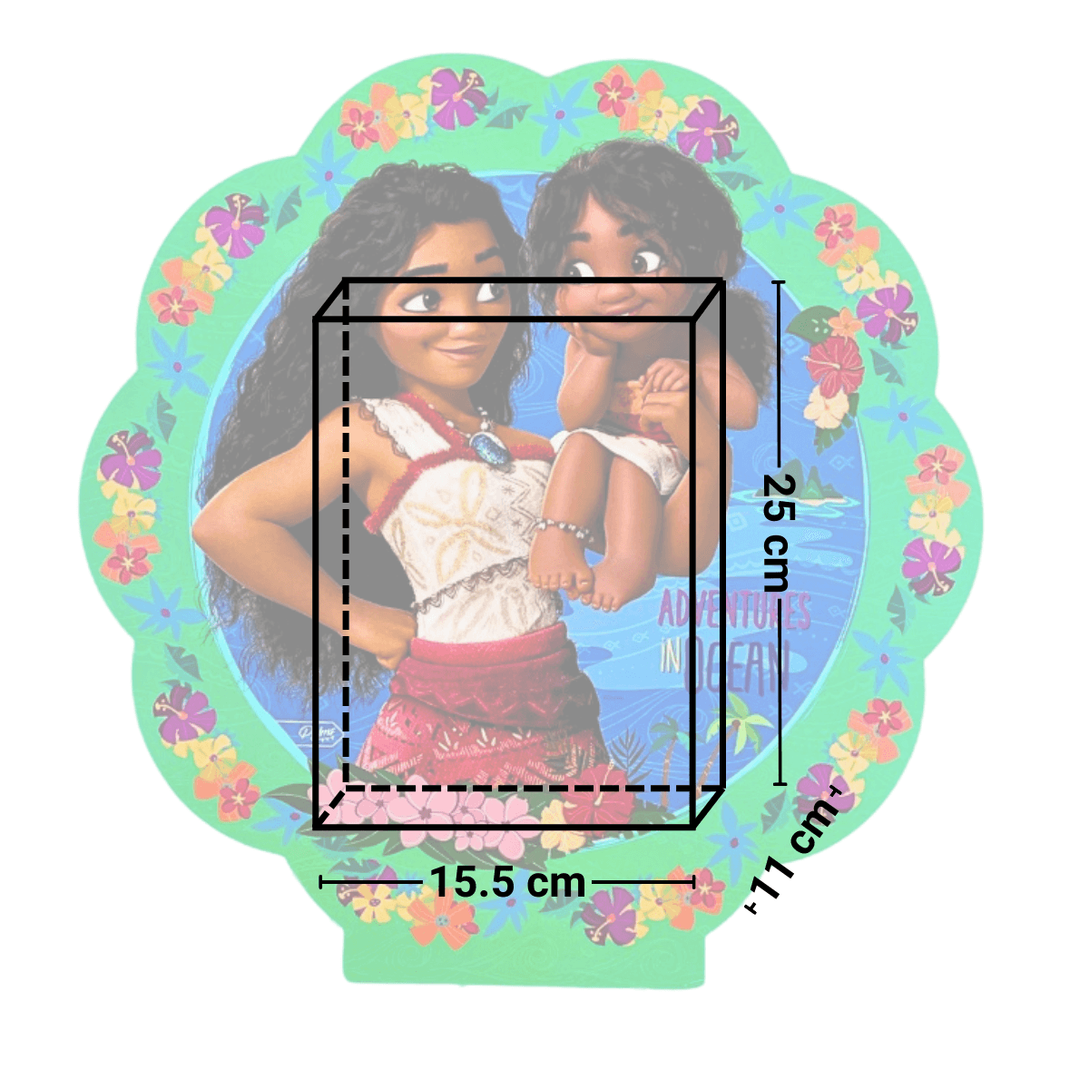 Piñata 3d Moana Decoración Para Cumpleaños - Louicid