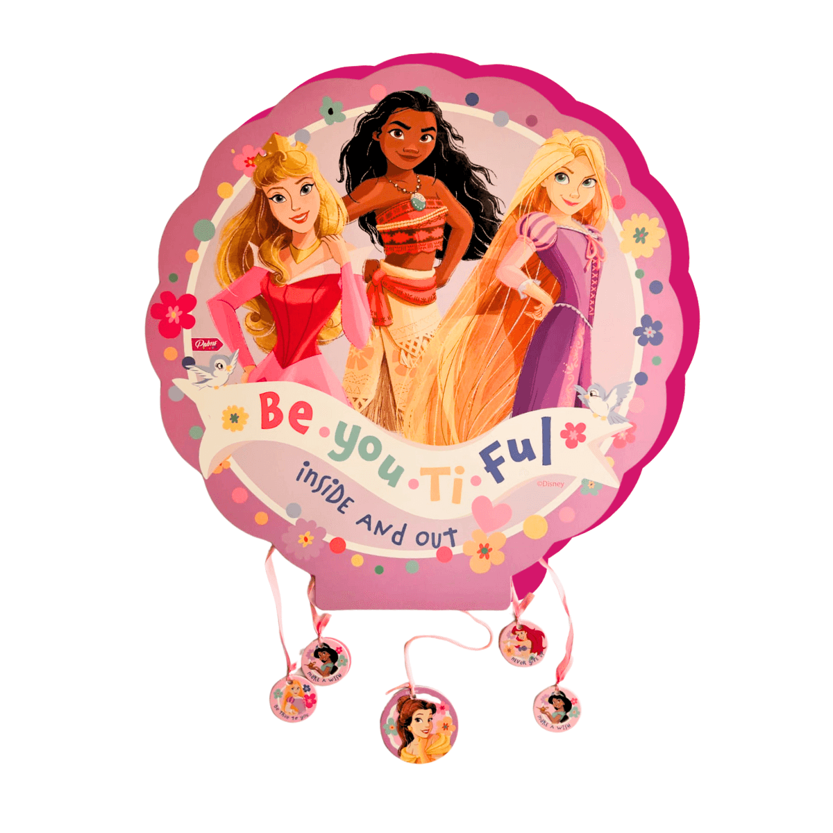 Piñata 3d Princesas Disney Decoración Para Cumpleaños - Louicid