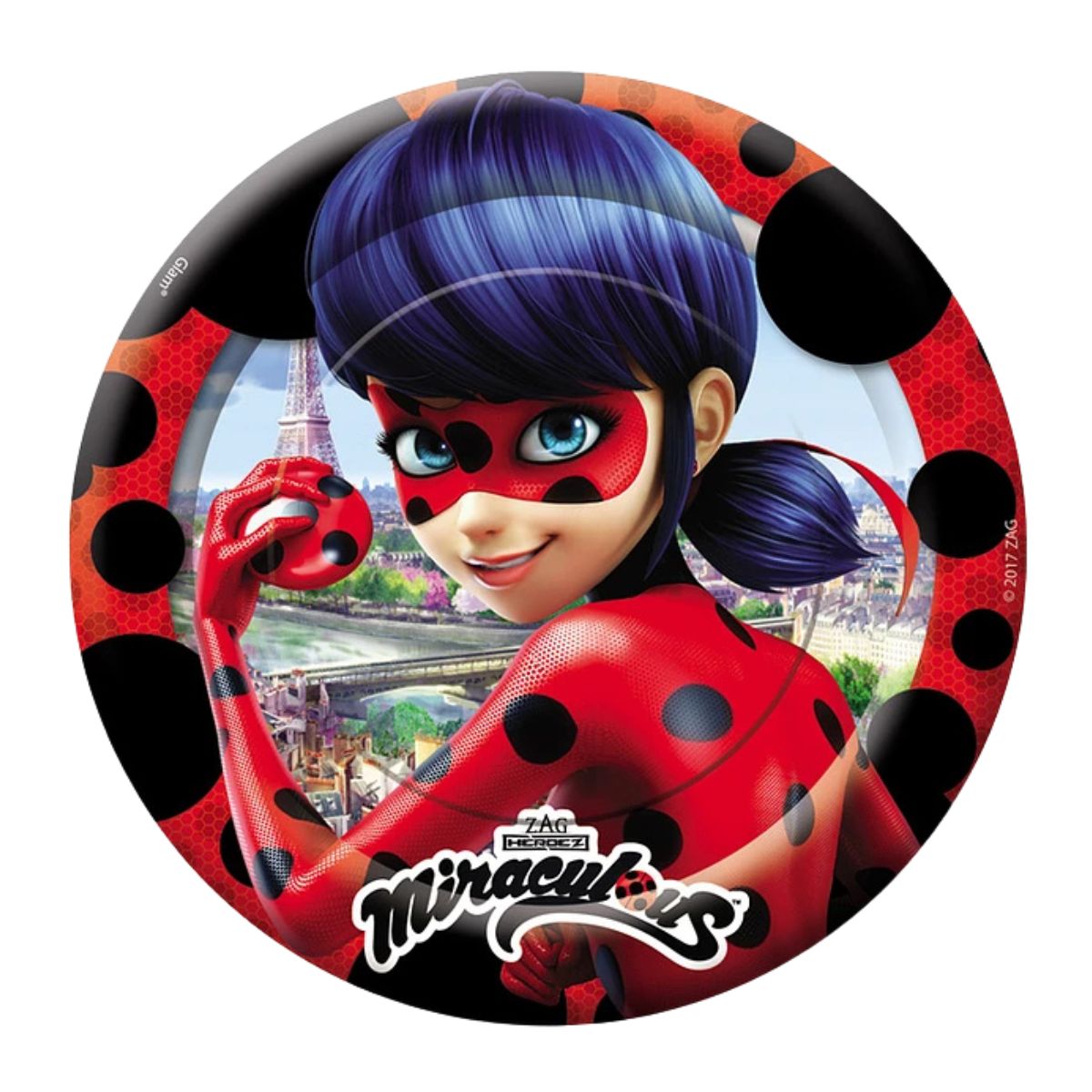 Plato Cumpleaño Ladybug 6pzas - Louicid