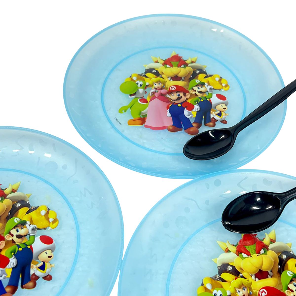 Platos Plásticos Reutilizables Mario Bros - Louicid