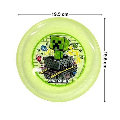 Platos Plásticos Reutilizables Minecraft 4pzas Medidas - Louicid